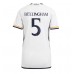 Real Madrid Jude Bellingham #5 Hjemmedrakt Dame 2023-24 Korte ermer